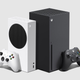 An Xbox Series X and S stand side-by-side.